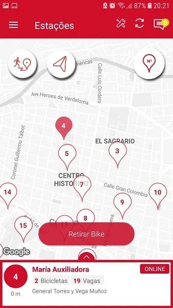 BiciCuenca - Sistema de Bicicl screenshot