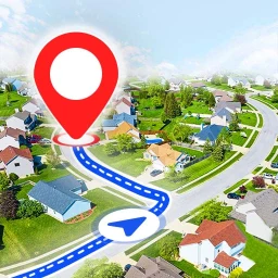 GPS Earth Maps Satellite View simgesi